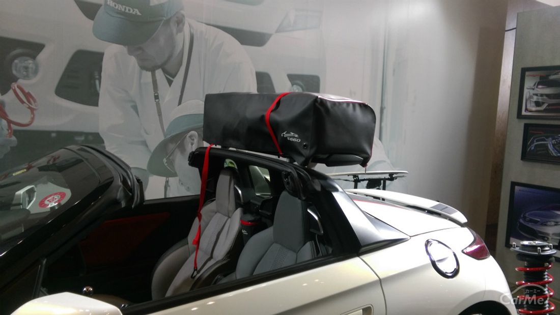 ホンダモデューロS660ソフトバッグつき(撮影:横山大輔)