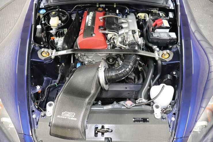 H.18(2006)年 ホンダ S2000 2.2 タイプV 1オーナーamuseECU 無限マフラー ダークブルー 走
