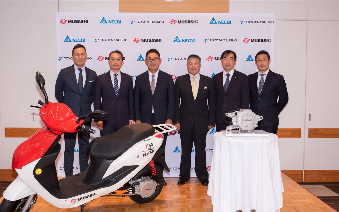ムサシ・デルタ・豊田通商が2輪EV駆動ユニットを製造・販売する合弁会社を設立