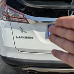 車ステッカー ヤモリ 3D シルバー