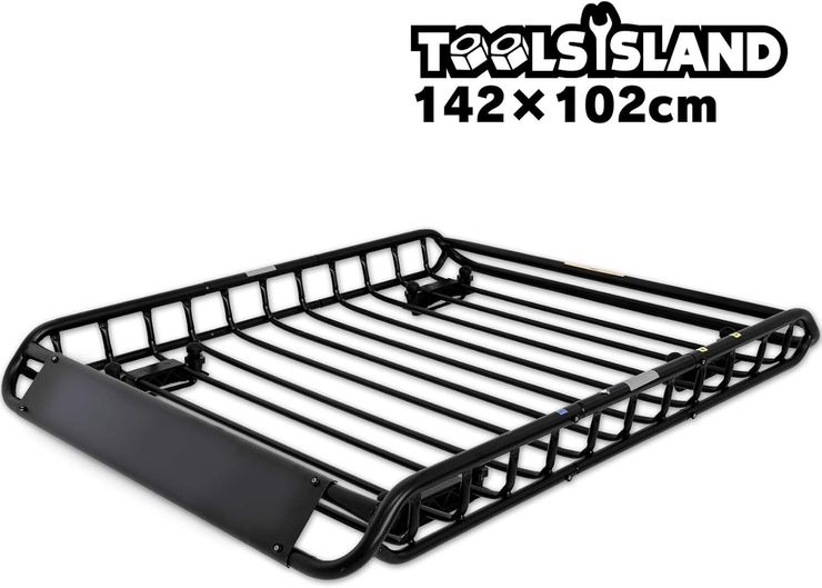 e-choice ルーフラック スチール ルーフキャリア カーゴラック ルーフバスケット　７