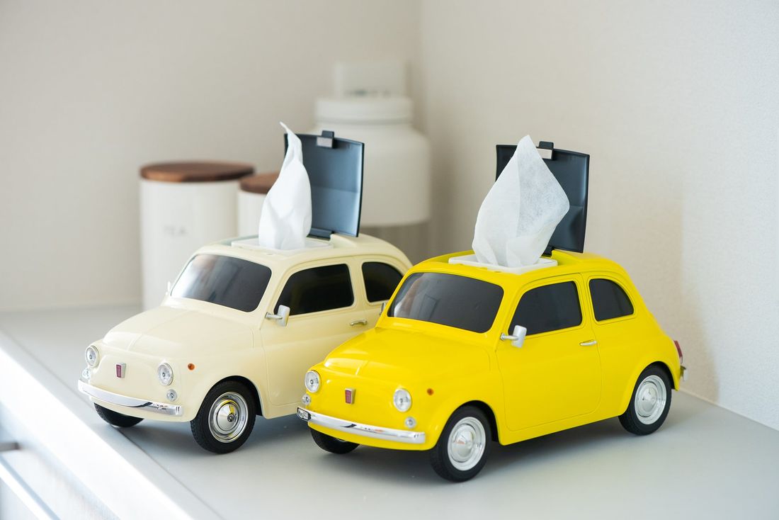 【一般販売開始】FIAT NUOVA完全再現の2WAYティッシュケース（CAMSHOP.JP）