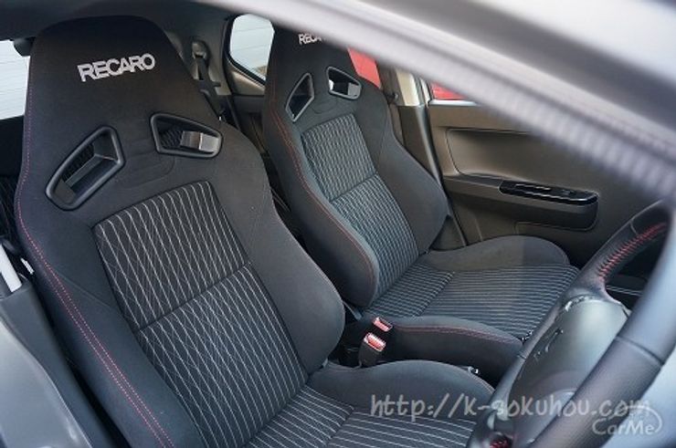 SUZUKIアルトワークス 純正レカロシートSR-7助手席側で使用 - 内装品 