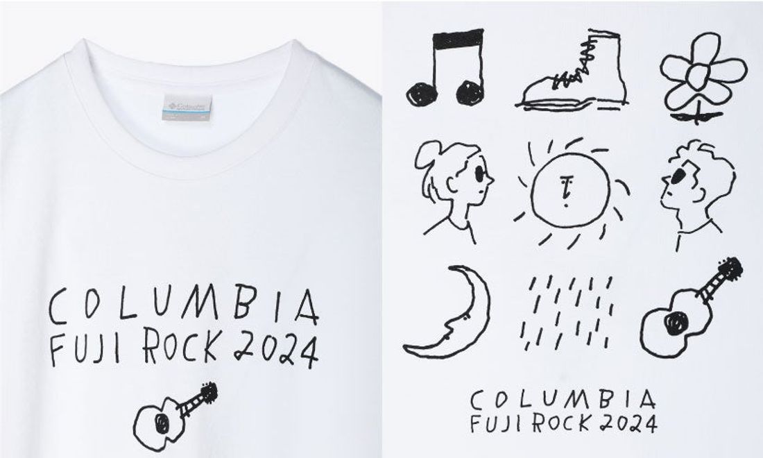 Columbia × FUJI ROCK FESTIVAL’2４コラボレーションＴシャツ 6月1４日(金)発売