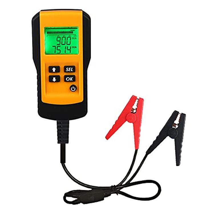 ADPOW バッテリーテスター バッテリーチェッカー バッテリー診断機 12V蓄電池用 LCD バッテリーアナライ...