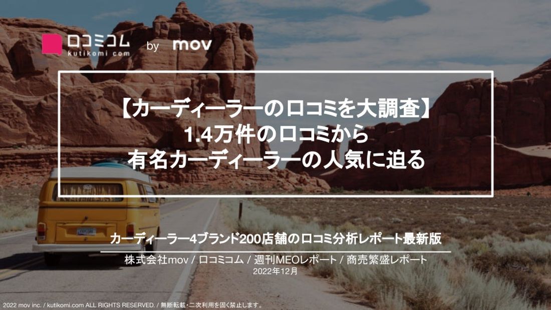 有名カーディーラー1.4万件の口コミを調査!【Honda Cars 東京中央、トヨタモビリティ東京、日産東京、関東マツ…