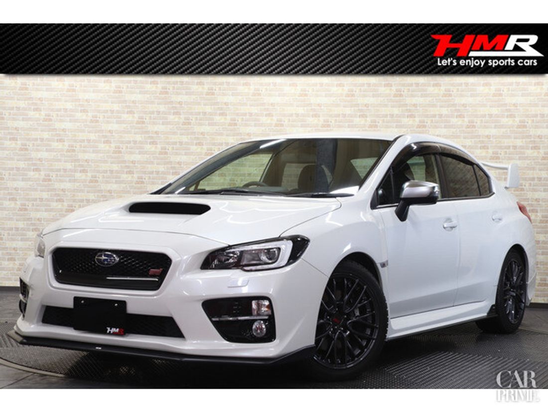 H.26(2014)年 スバル WRX STI 2.0 4WD オプションリアウイング STIエアロ パールホワイト 走