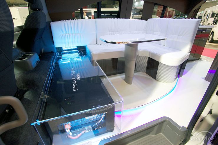 【東京キャンピングカーショー2018】日産リーフ サブバッテリーシステム