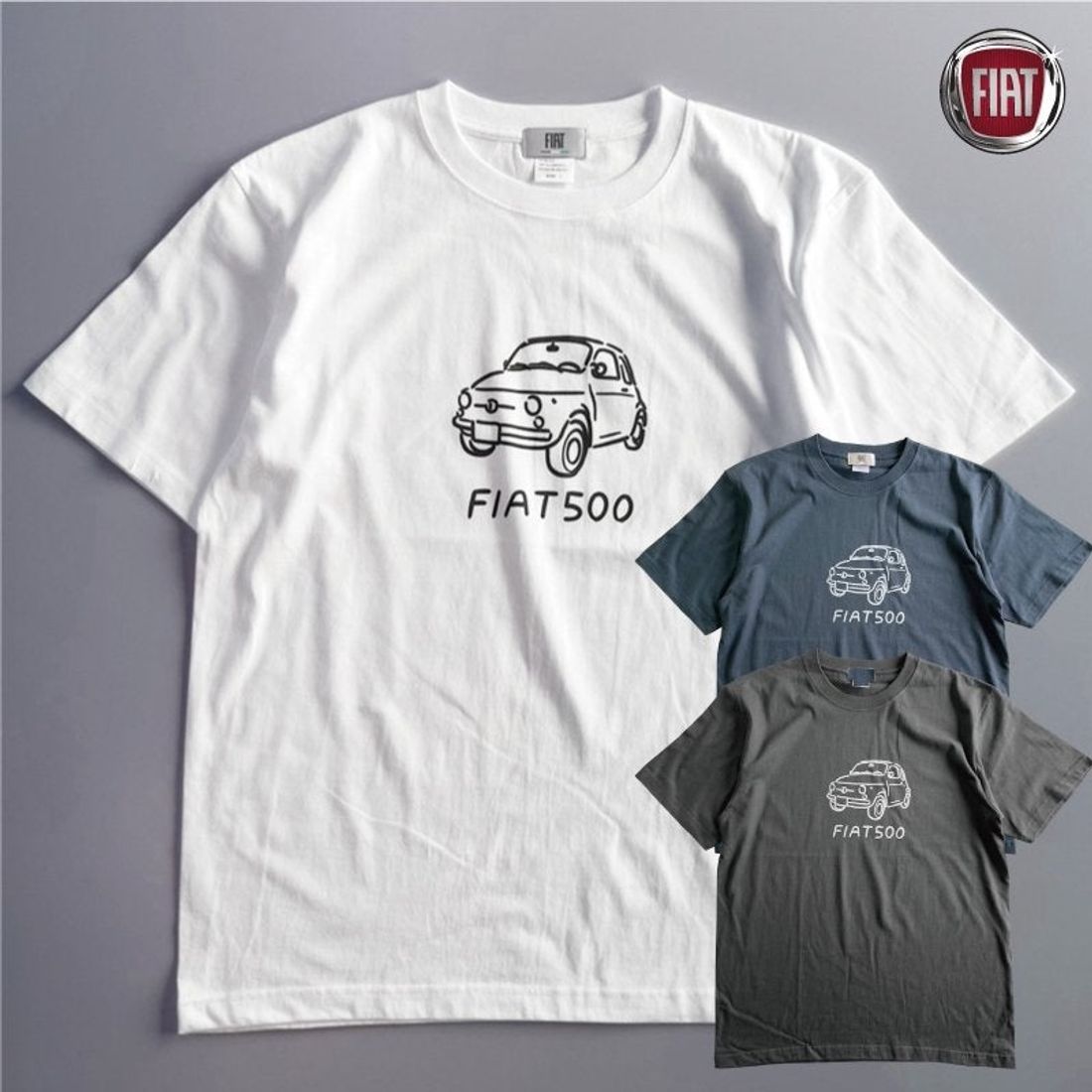 遊び心たっぷりのFIAT Tシャツ、先行予約開始