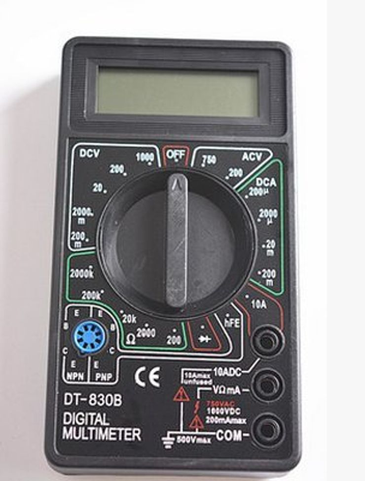 小型デジタルテスター/マルチメーター DT-830B