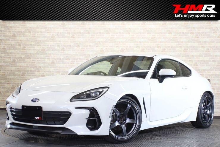 R.3(2021)年 スバル BRZ 2.4 S ADVAN 18インチ フジツボマフラー パールホワイト 走行19,5