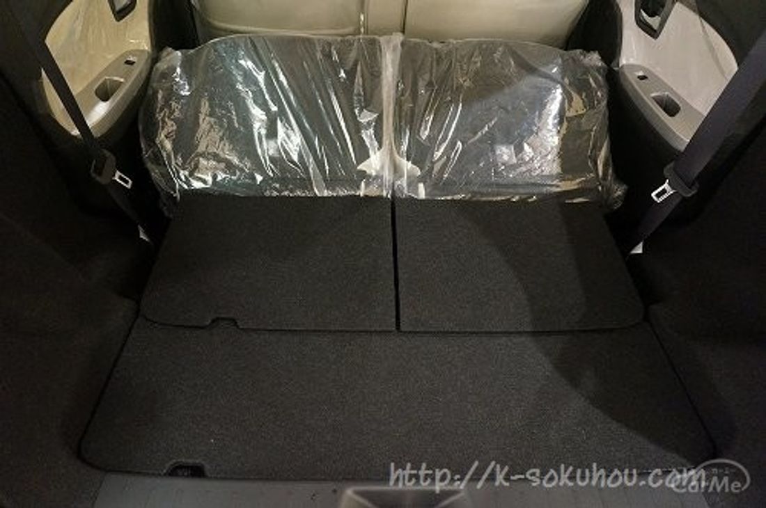 キャストとn One比較２ 荷室のアレンジ 使い勝手を画像レビューの写真 15枚目