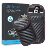 WHonor 電波遮断 スマートキーケース 電波遮断ポーチ リレーアタックリレーアタックによる車の盗難防止 カーセ...