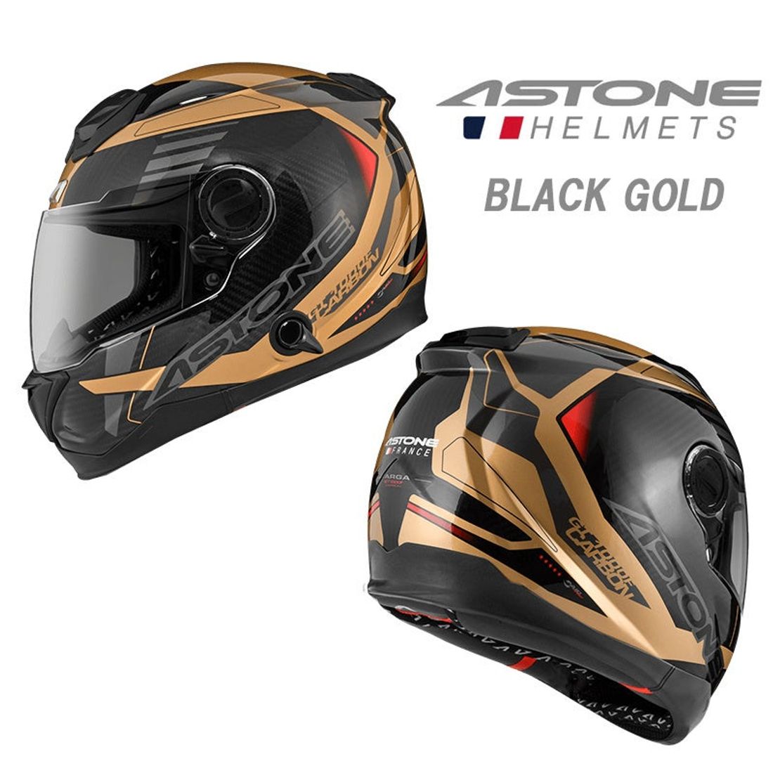 フランスデザインのASTONE（アストン）ヘルメット、カーボン素材のシェルを使った人気の「GT-1000F カーボン」…