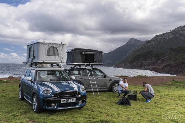 Miniの車中泊は一味違う Miniクロスオーバー用ルーフテントが登場 Miniの車中泊は一味違う Miniクロスオーバー用ルーフテントが登場