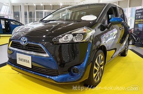 シエンタとアクアを画像で比較 外見 エクステリアは似ている